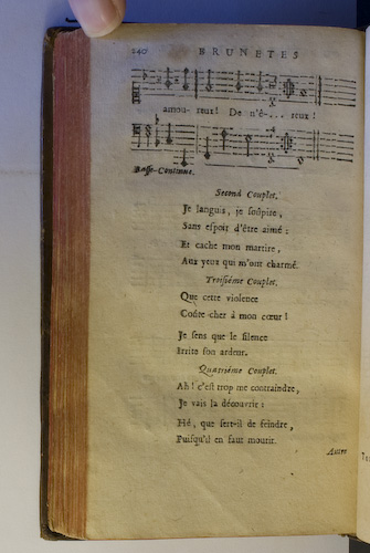 page 240 : Couplet : Ah! c'est trop me contraindre. / Que cette violence.