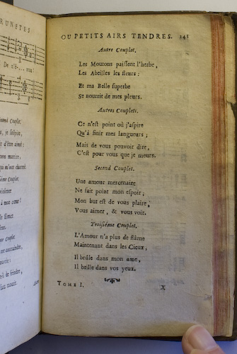 page 241 : Couplet : L'Amour n'a plus de flme. / Un amour mercenaire.