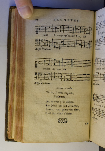 page 96 : Couplet : Tircis, si vous sopirez.