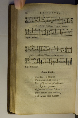 page 220 : Couplet : Sans faire la rencherie.