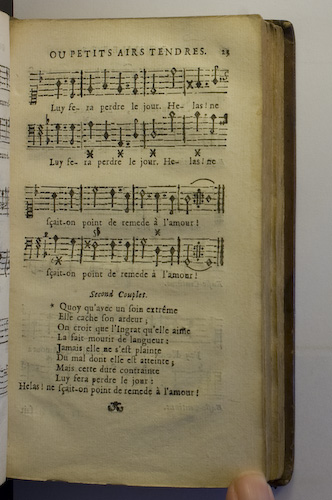 page 23 : Couplet : Quoy qu'avec un soin extrme.