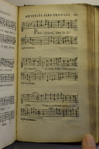 page 231 : Couplet : Petits Oyseaux dans la saison nouvelle.