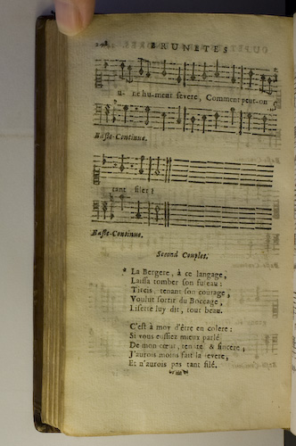 page 248 : Couplet : La Bergere  ce langage.