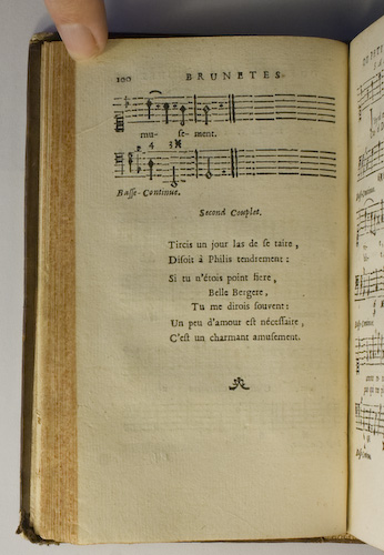 page 100 : Couplet : Tircis un jour las de se taire.