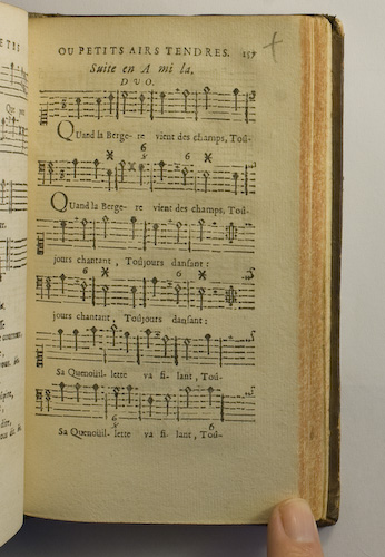 page 157 : Couplet : Quand la Bergere vient des champs.