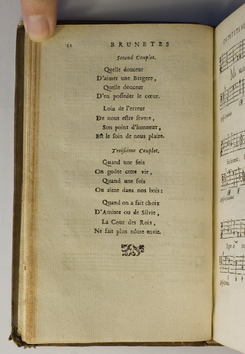 page 22 : Couplet : Quelle douceur. / Quand une fois on gote