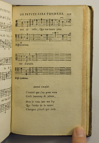 page 251 : Couplet : L'amiti que j'ay pour vous.